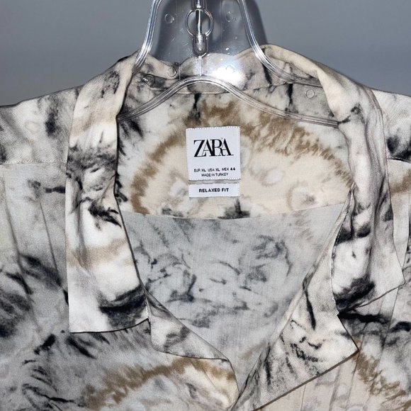 ZARA short sleeve button up shirt - Picture 3 of 6